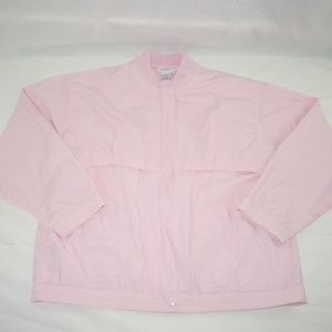 Nordstrom Pink Track Jacket Windbreaker Vintage M